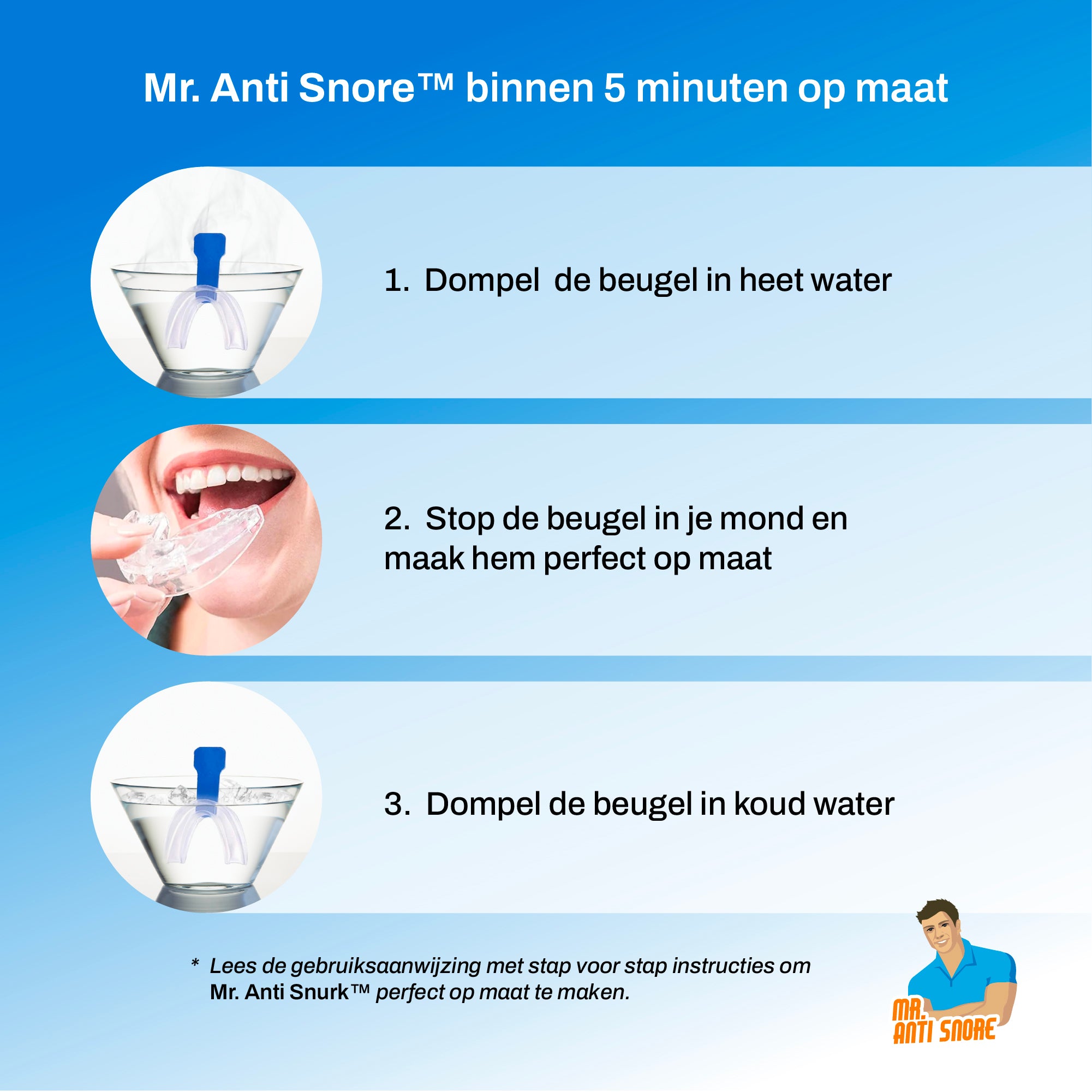 Mr. Anti Snurk - gebruiksaanwijzing